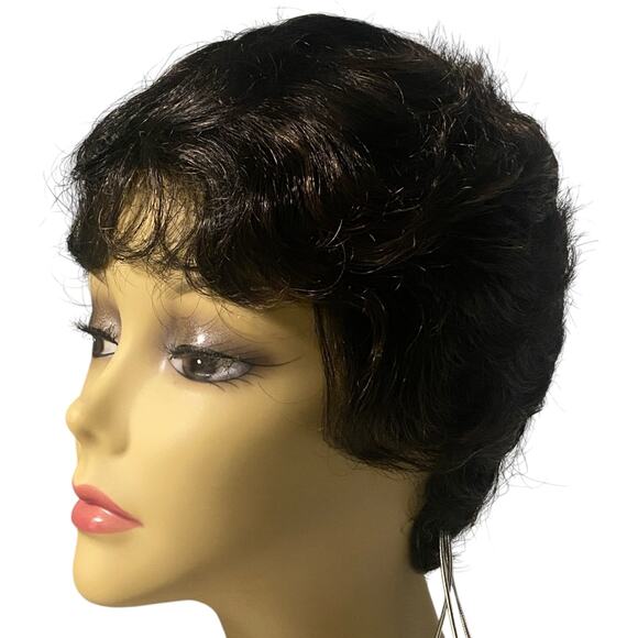Finger Wave Modacrylic Maya Wig Vivica Fox Pure Stretch Cap FS1B/30 Hair NWT - Picture 7 of 13